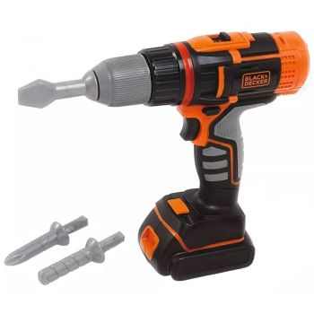 Jucarie Smoby Bormasina electronica Black & Decker cu accesorii de firma original