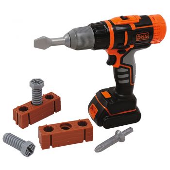 Jucarie Smoby Bormasina mecanica Black & Decker cu accesorii de firma original