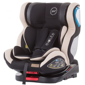 Scaun auto Chipolino Evolute 0-36 kg vanilla cu sistem Isofix