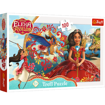 Puzzle Trefl Disney Elena Avalor, Magia din Avalor 100 piese ieftin