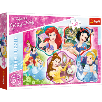 Puzzle Trefl Disney Princess, Printesele fermecate 100 piese ieftin