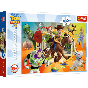 Puzzle Trefl Disney Toy Story, In lumea jucariilor 160 piese ieftin