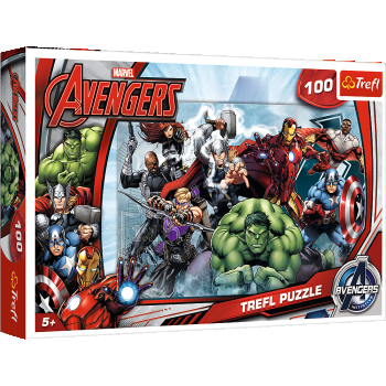 Puzzle Trefl Marvel Avengers, Sa atacam 100 piese ieftin