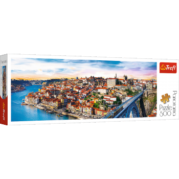 Puzzle Trefl Panorama, Orasul Porto Portugalia 500 piese
