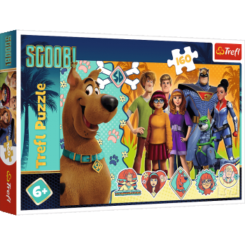Puzzle Trefl Scooby Doo, Scooby in actiune 160 piese ieftin