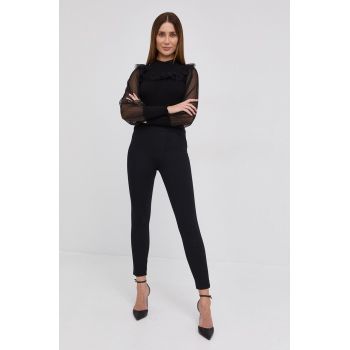 Spanx colanti femei, culoarea negru, neted