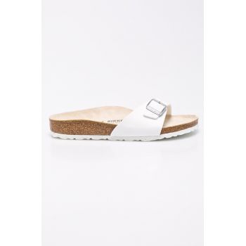 Birkenstock papuci Madrid femei, culoarea alb, 40733