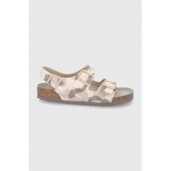 Birkenstock Sandale Milano bărbați, culoarea gri