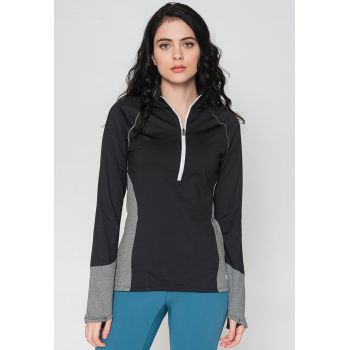 Bluza cu model colorblock pentru fitness ColdGear®