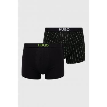 Hugo Boxeri (2-pack) bărbați, culoarea negru