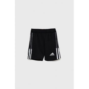 Adidas Performance Pantaloni scurți copii GM7343 culoarea negru, talie reglabila