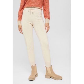 Pantaloni sport slim fit din bumbac organic