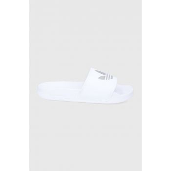 adidas Originals papuci Adilette Lite W GZ6197 femei, culoarea alb GZ6197-FTWWHT ieftini