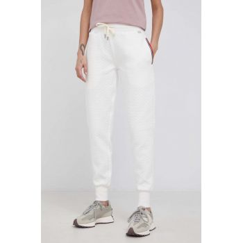 Paul Smith Pantaloni femei, culoarea alb