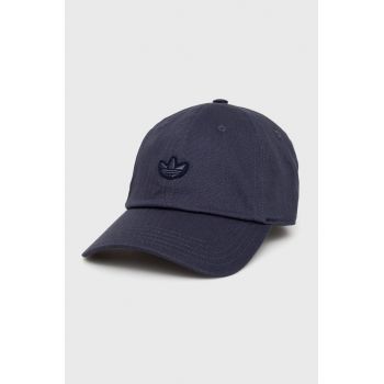 Adidas Originals Căciulă din bumbac HD9736.M culoarea albastru marin, material neted