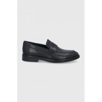 Joop! mocasini de piele barbati, culoarea negru