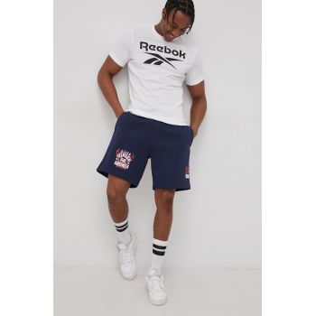 Reebok Classic Pantaloni scurți HE2210 bărbați, culoarea albastru marin