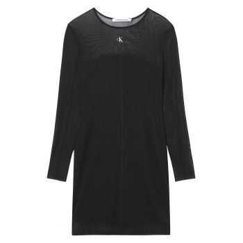 Rochie cu segment din plasa