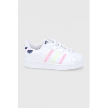 adidas Originals pantofi copii Superstar GY3332 culoarea alb