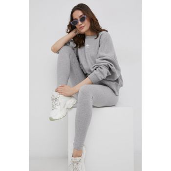 adidas Originals colanți Adicolor HD2351 femei, culoarea gri, melanj HD2351-MGREYH