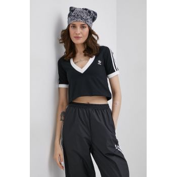 adidas Originals tricou Adicolor HC2040 femei, culoarea negru HC2040-BLACK ieftin