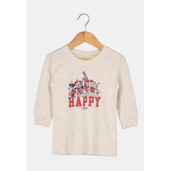 Bluza de jerseu cu imprimeu Disney