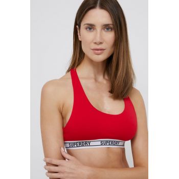 Superdry sutien culoarea rosu Superdry sutien culoarea rosu