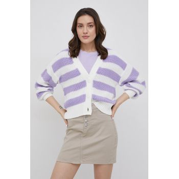 JDY cardigan femei, culoarea violet