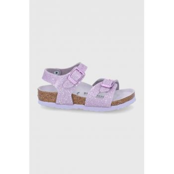 Birkenstock sandale copii culoarea violet de firma originale