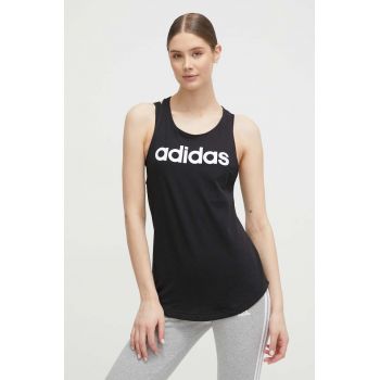 adidas top din bumbac GL0566 culoarea negru GL0566 ieftin