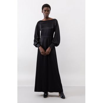 Ivy & Oak Rochie culoarea negru, maxi, evazata