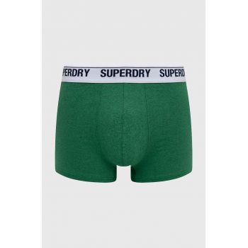 Superdry boxeri barbati, culoarea verde