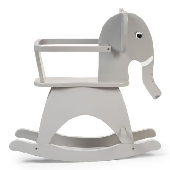 Balansoar din lemn 65x36x61 cm elefant Childhome