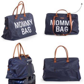 Geanta de infasat Mommy Bag bleumarin Childhome de firma original