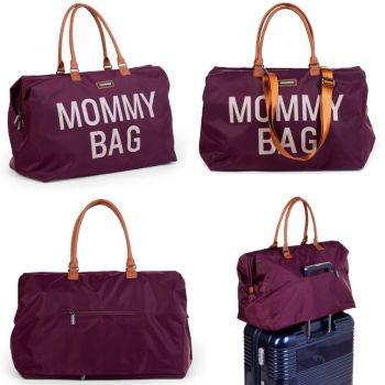 Geanta de infasat Mommy Bag visiniu Childhome