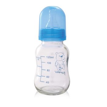 Biberon din sticla 120 ml blue de firma original