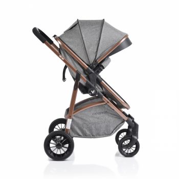 Carucior 3in1 transformabil Cangaroo Milan Grey de firma original