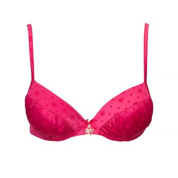 All Over Eye Star Stretch Satin Push-up L