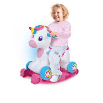 Balansoar copii unicorn, 3 in 1, Clementoni 61764 de firma original