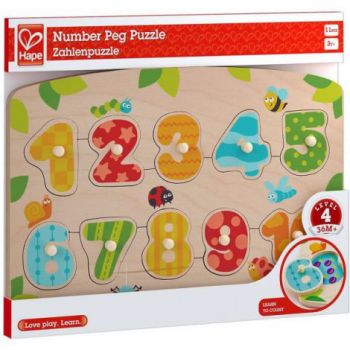 Hape Puzzle Numere de firma original