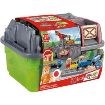 Hape Set Trenulet Constructii