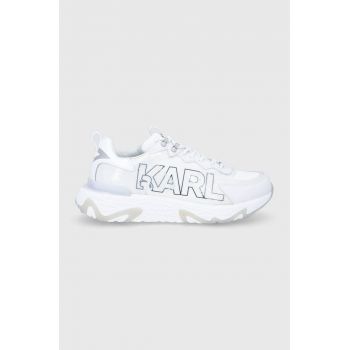Karl Lagerfeld pantofi Blaze culoarea alb