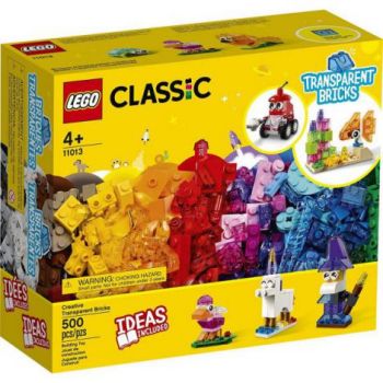 Lego Classic Caramizi Transparente Creative 11013 de firma originala