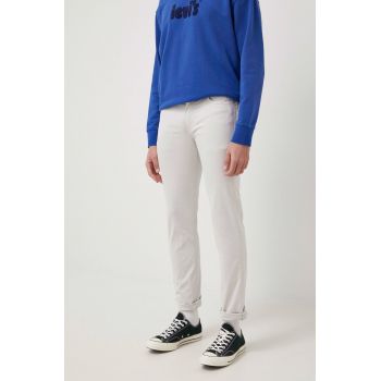 Levi's pantaloni 511 barbati, culoarea gri, mulata