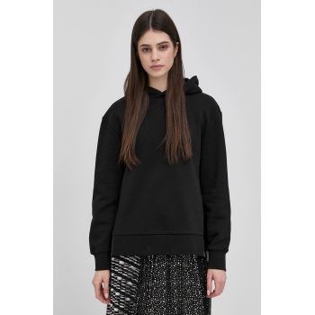 Karl Lagerfeld bluza femei, culoarea negru, neted de firma original