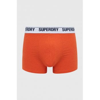 Superdry boxeri barbati, culoarea portocaliu