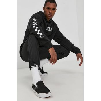 Vans bluză bărbați, culoarea negru, cu imprimeu VN0A49SN95Y1-black de firma original