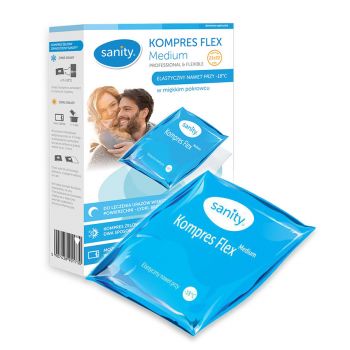 Compresa medicala Sanity Flex Medium 21 x 22 cm caldrece albastru de firma originala