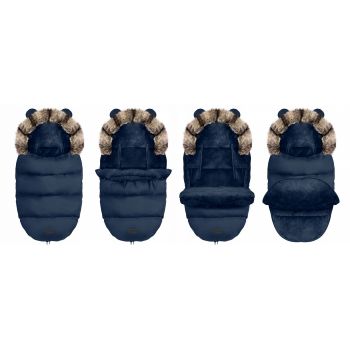 Sac de dormit 95x48 cm Ricokids potrivit pentru caruciorsanie Elmi Bleumarin