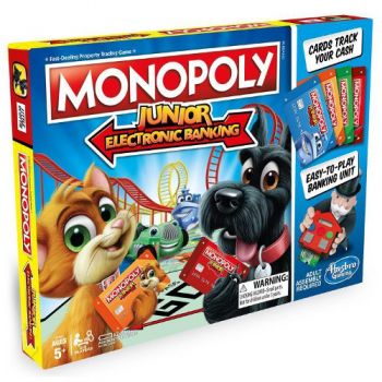 Joc de Societate Hasbro Monopoly Junior Banca Electronica